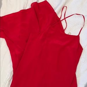 NWT madewell midi silk dress